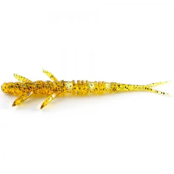 FishUP Flit 2" (9шт), #036 - Caramel/Green & Black
