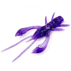 FishUP Real Craw 2" (7шт), #060 - Dark Violet/Peacock & Silver