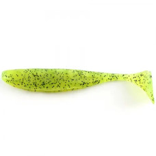 FishUP Wizzle Shad 2" (10шт), #055 - Chartreuse/Black