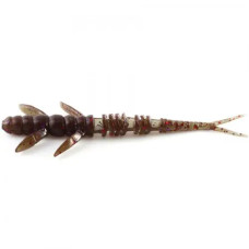 FishUP Flit 2" (9шт), #050 - Green Pumpkin Brown/Red & Purple