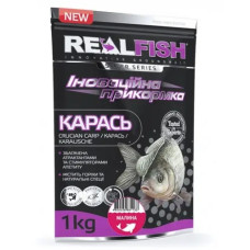 ПРИКОРМКА RealFish "КАРАСЬ" МАЛИНА, 1 кг