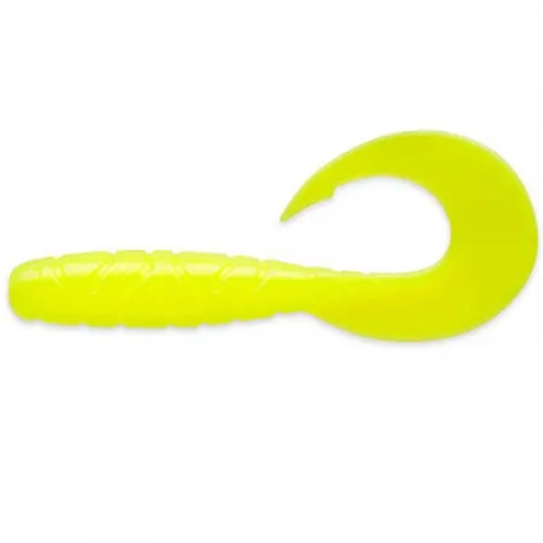 FishUP Mighty Grub 4.5" (4шт), #046 - Lemon