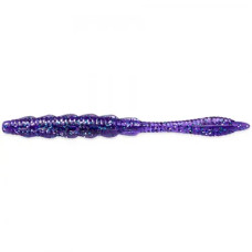 FishUP Scaly FAT 3.2" (8шт), #060 - Dark Violet/Peacock & Silver