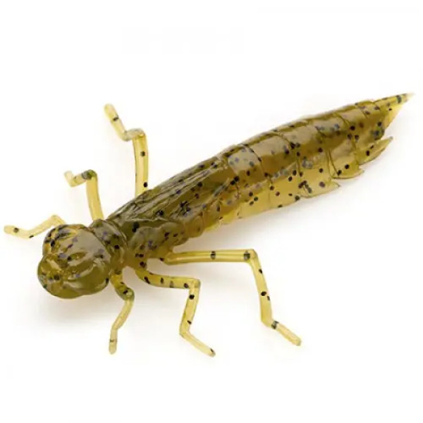 FishUP Dragonfly 0.75" (12шт), #074 - Green Pumpkin Seed