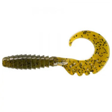 FishUP Fancy Grub 2" (10шт), #074 - Green Pumpkin Seed
