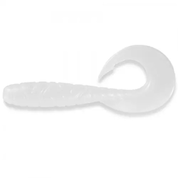 FishUP Mighty Grub 4.5" (4шт), #081 - Pearl
