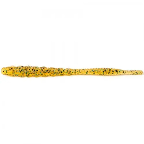 FishUP Scaly 2.8" (10шт), #036 - Caramel/Green & Black