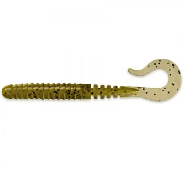 FishUP Vipo 2" (10шт), #074 - Green Pumpkin Seed