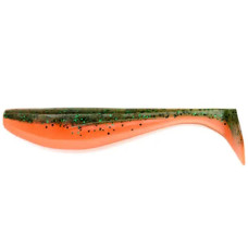 FishUP Wizzle Shad 5" (4шт), #205 - Watermelon/Orange