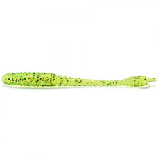 FishUP ARW Worm 2" (12шт), #026 - Flo Chartreuse/Green