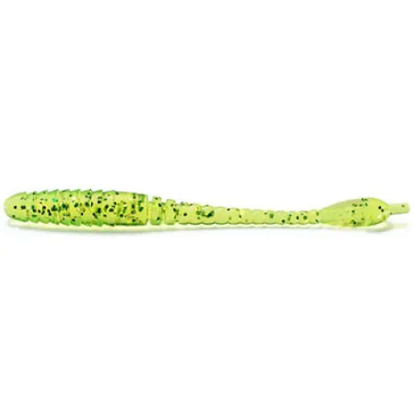 FishUP ARW Worm 2" (12шт), #026 - Flo Chartreuse/Green