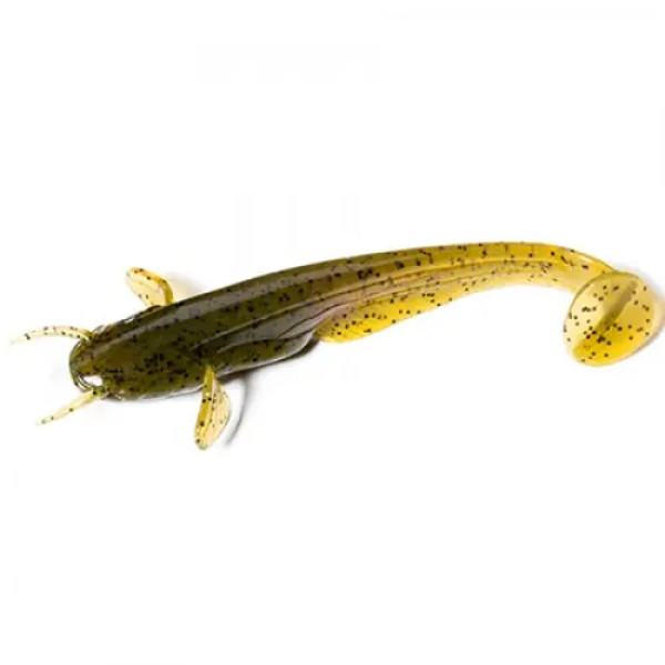 FishUP Catfish 3" (8шт), #074 - Green Pumpkin Seed