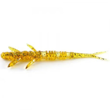 FishUP Flit 3" (8шт), #036 - Caramel/Green & Black