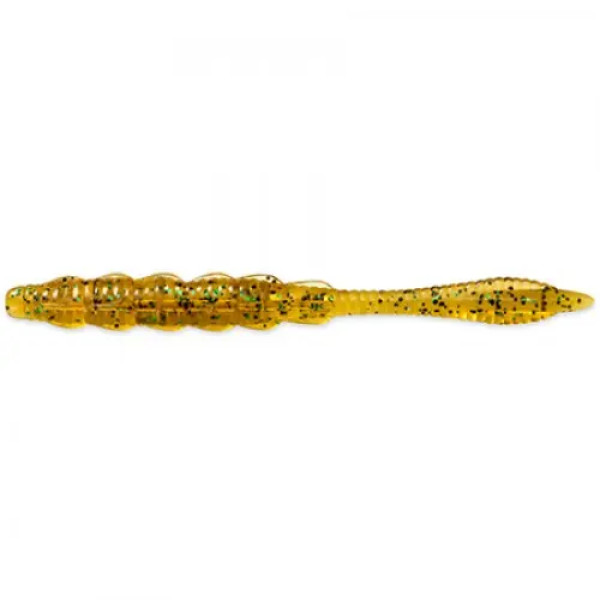 FishUP Scaly FAT 4.3" (8шт), #036 - Caramel/Green & Black