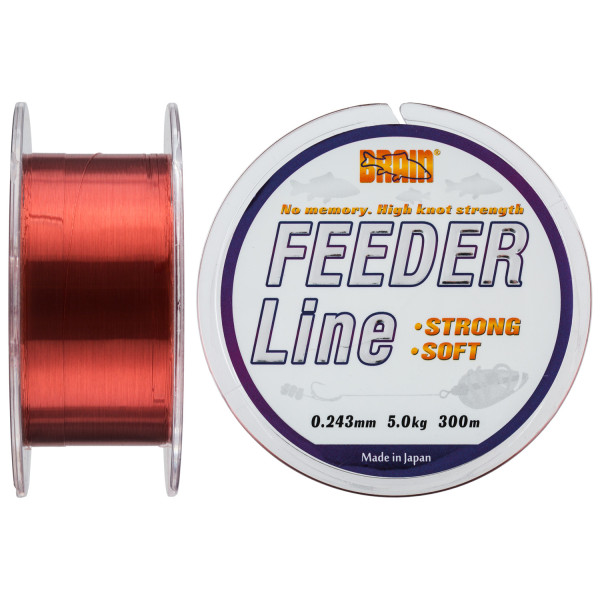 Волосінь Brain Feeder 300 m 0,243 mm #2.25