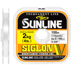 Волосінь Sunline Siglon V 100m #4.0/0.33mm 8.0kg