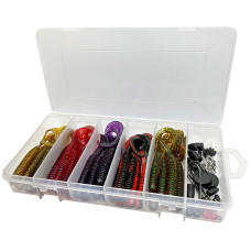 Набір приманок Savage Gear Rib Worm Kit Mix Colors (60 шт/уп)