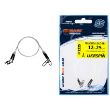 Поводок UKRSPIN Orange Spinning Fluoro Sunline 30см 8кг(15lb)/0.4мм (2шт/уп)