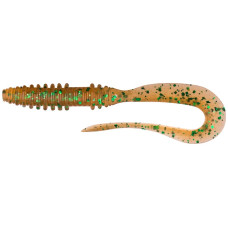 Силикон Keitech Mad Wag Mini 3.5" (10 шт/уп) ц:ea#02 peach green flk.