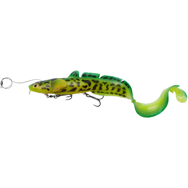 Силікон Savage Gear 3D Line Thru Burbot FS 360mm 216.0g Firetiger (поштучно)