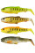 Силикон Savage Gear Craft Cannibal Paddletail Dark Water 125mm 20.0g Mix (4 шт/уп)
