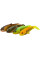 Силикон Savage Gear Craft Cannibal Paddletail Dark Water 85mm 7.0g Mix (4 шт/уп)