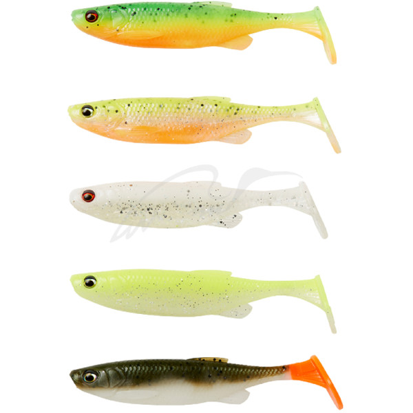 Силікон Savage Gear Fat Minnow T-Tail 105mm 11.0g Darkwater Mix (5 шт/уп)