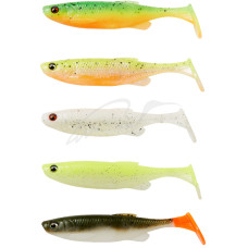 Силікон Savage Gear Fat Minnow T-Tail 90mm 7.0g Darkwater Mix (5 шт/уп)