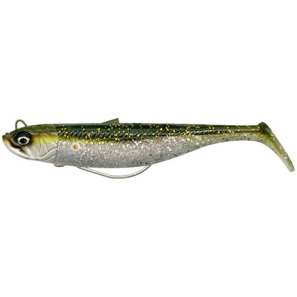 Силикон Savage Gear Savage Minnow WL 100mm 16.0g Sinking Green Silver (2+1 шт/уп)