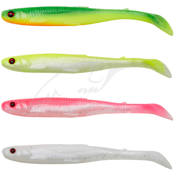 Силікон Savage Gear Slender Scoop Shad 150mm 17.0g Dark Water Mix (4 шт/уп)